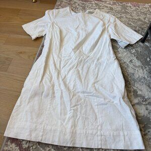Linen Button Back Dress